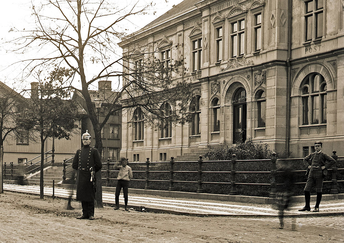 Foto runt 1916, ur Vänersborgs Söners Gilles arkiv