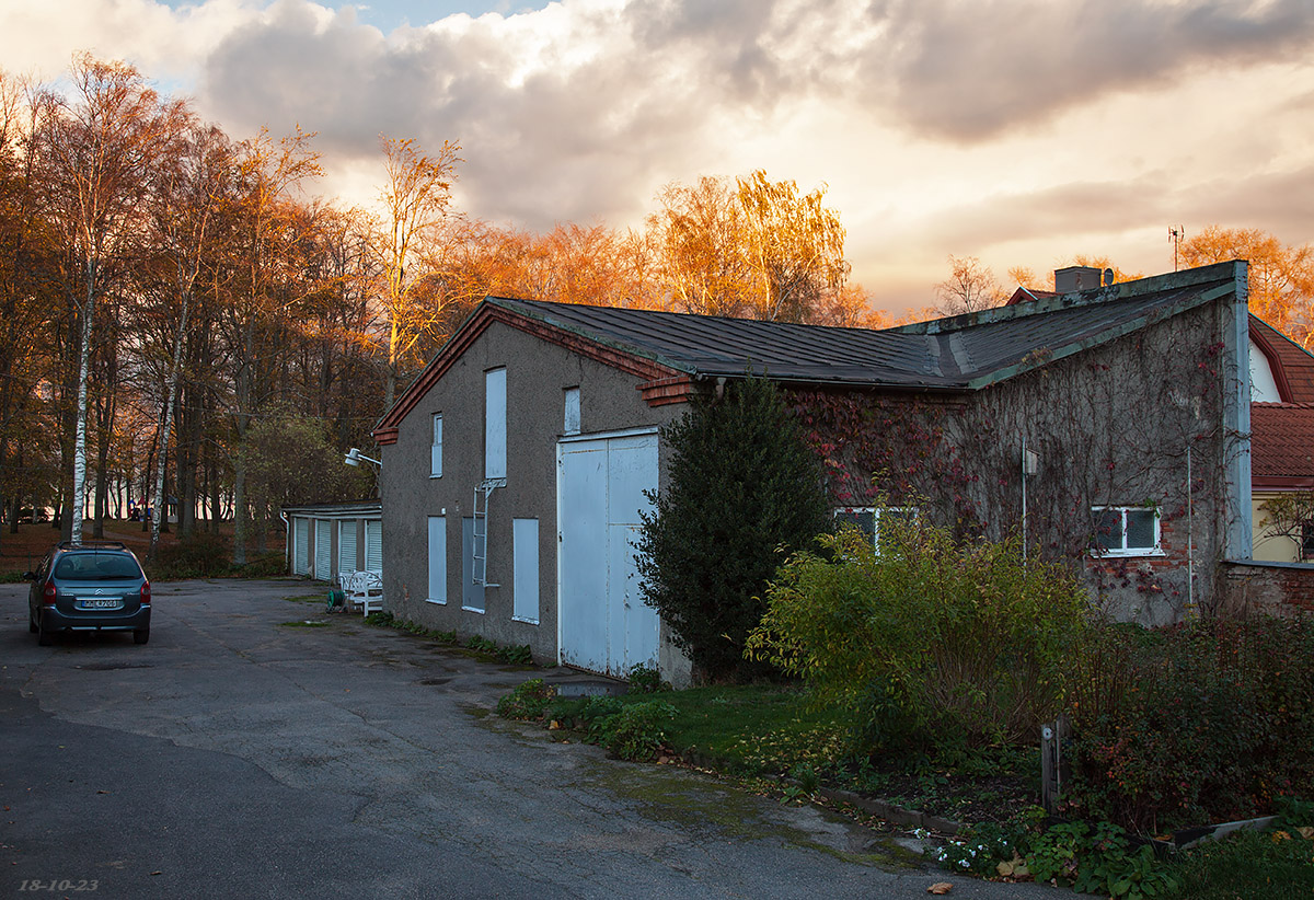 Rester av Otto Dafgårds slakterifabrik på Norra gatan, Vänersborg. Foto ME 18-10-23